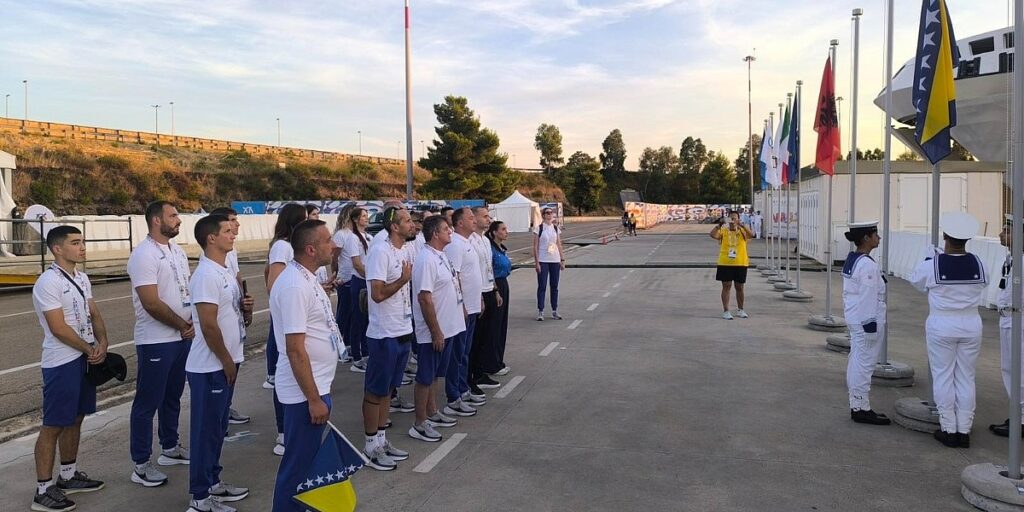 Svečano podignuta zastava BiH na Mediteranskim igrama u Tarantu