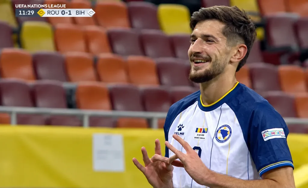Pogledajte gol Gigovića kojim su Zmajevi poveli protiv Rumunije (VIDEO)