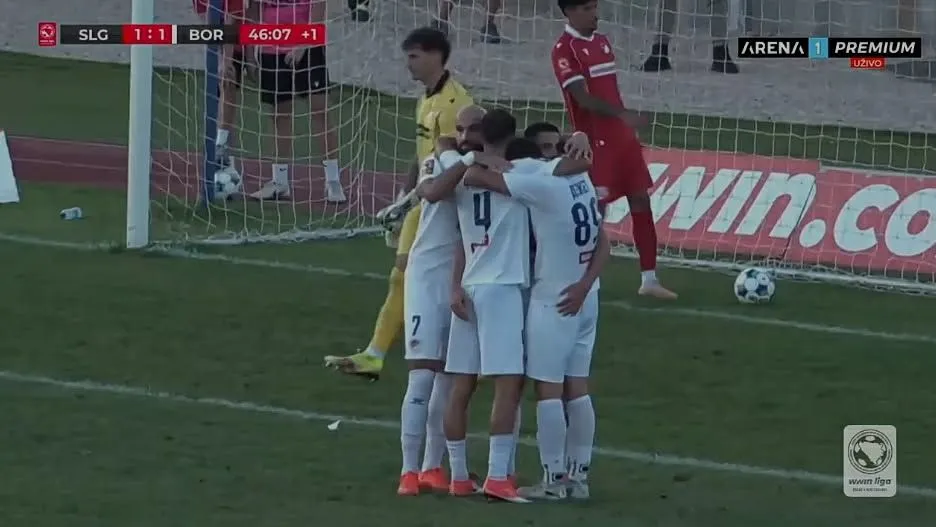 Roguljić u samoj završnici poluvremena donio Borcu novo vodstvo protiv Sloge