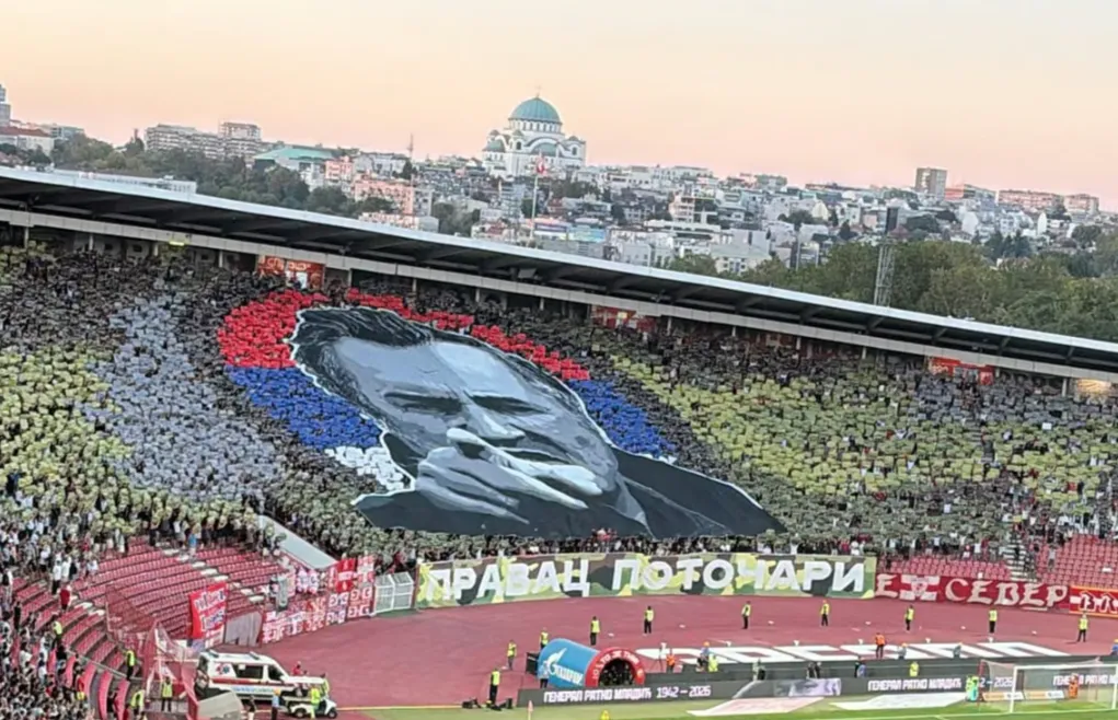 Sramotnu koreografiju navijača na stadionu na društvene mreže postavila i Crvena zvezda, hoće li reagovati UEFA?