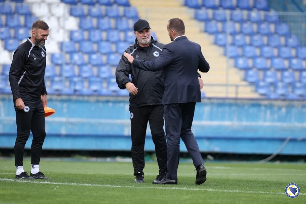 Zeljković posjetio Zmajeve na Grbavici pred utakmice Lige nacija