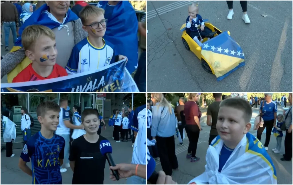 Navijači vjeruju u pobjedu BiH, mališani izazvali najdublje emocije: “Džeko ostani!”