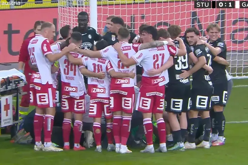 Stravična povreda zasjenila veliki trijumf Sturma: Bh. reprezentativac prvi pritrčao golmanu koji je vrištao od bolova
