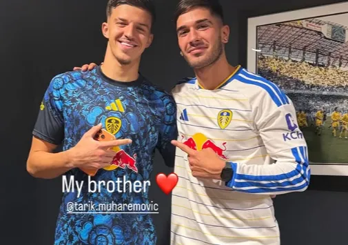 Zbog Tarika Muharemovića stigao na Elland Road: Pogledajte ko je bodrio Zmaja protiv Manchester Uniteda